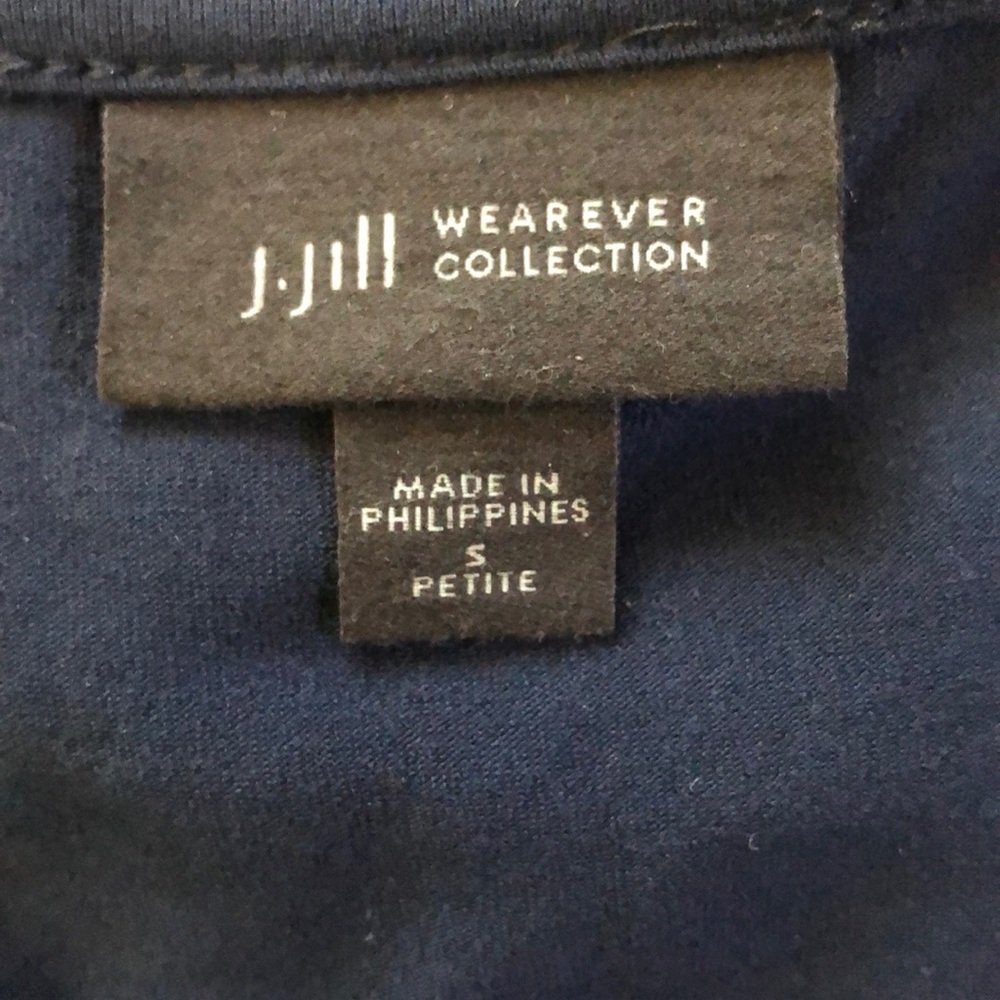 J Jill Wearever Petite Small Floral Dress - Picture 6 of 6